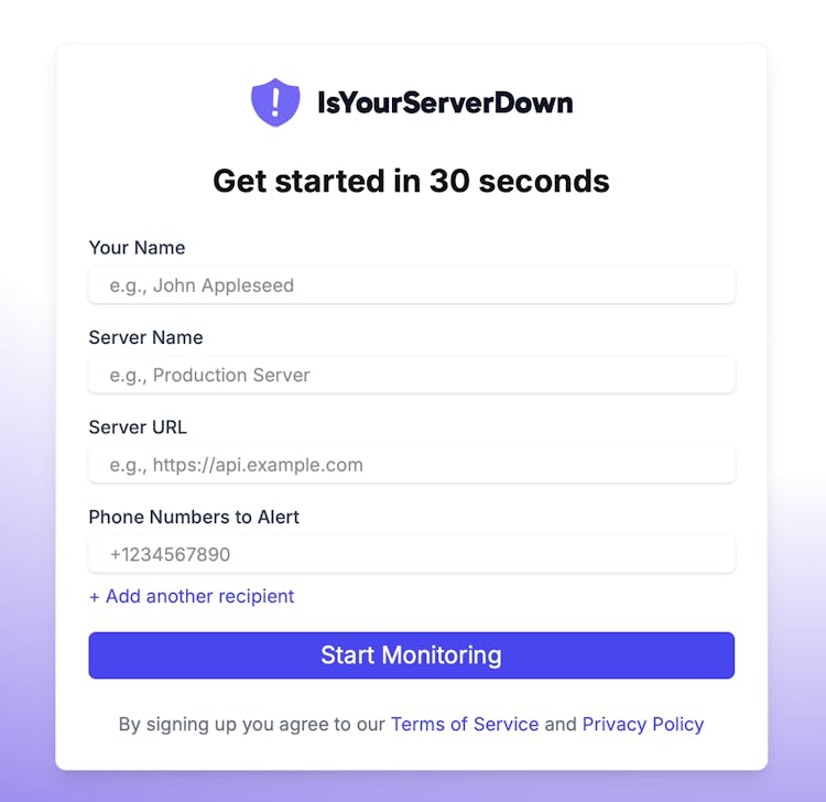 YourServerIsDown